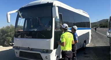 Manisa'da servis araçlarına sıkı denetim