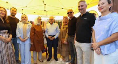 Memduh Büyükkılıç tasarımcı kadınlarla buluştu