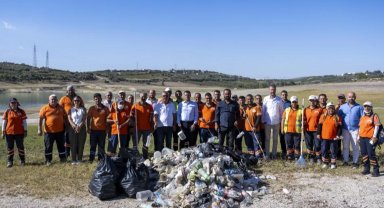 Mersin Berdan Barajı'nda temizlik seferberliği