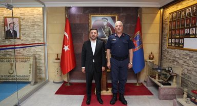 Rasim Arı'dan Albay Çelik'e ziyaret