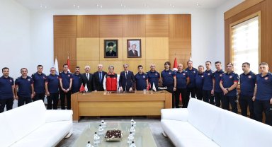 Sakarya Başkan Alemdar'dan itfaiye teşkilatına teşekkür