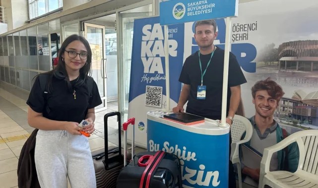 Sakarya'da üniversite öğrencilerine sıcak karşılama