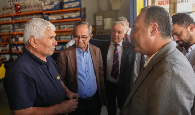 Sanayi esnafından Başkan Dutlulu'ya teşekkür