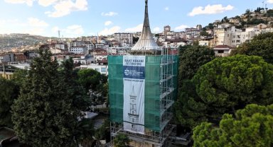 Tarihi yapı tarihi kimliğine kavuşuyor... İzmit Saat Kulesi restorasyonda