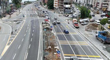 Trabzon Yomra'da yeni nesil kavşakla trafik rahatlayacak