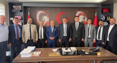 TÜMKON'dan Milli Yol Partisi'ne ziyaret