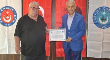 Türk Sağlık Sen Kocaeli Şubesi'nde hüzünlü veda