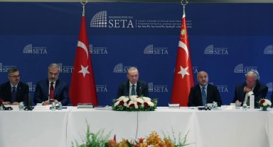 Türkevi'nde ABD'li düşünce kuruluşlarıyla buluştu