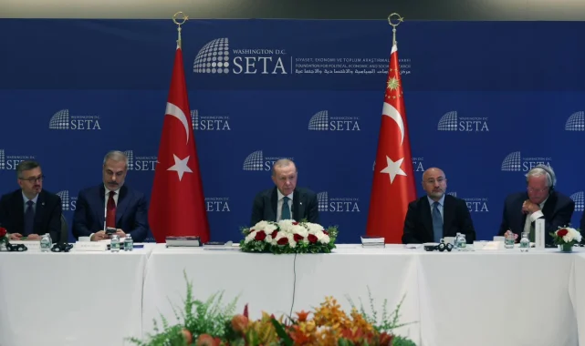Türkevi'nde ABD'li düşünce kuruluşlarıyla buluştu