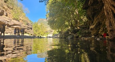 Zore Kanyonu'nda çevreye duyarlı yürüyüş