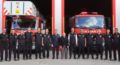 92 yaşındaki eski İtfaiye Müdürü Konya'ya vefa ziyaretinde bulundu