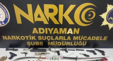 Adıyaman'da uyuşturucu ve asayiş operasyonları