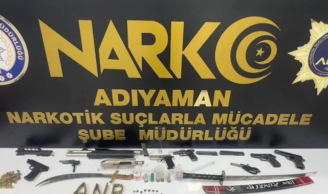 Adıyaman'da uyuşturucu ve asayiş operasyonları