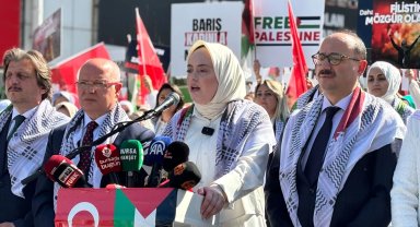 AK Parti Kadın Kolları'ndan 81 ilde 'Gazze İçin Sessiz Çığlık'