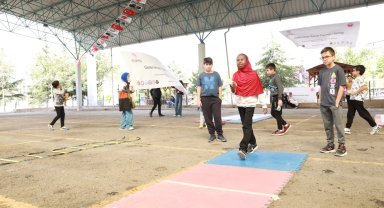 Ankara Keçiören'de sokak oyunları hayat buldu
