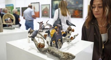 Antalya'da 102 sanatçıdan 102 eserlik sergi