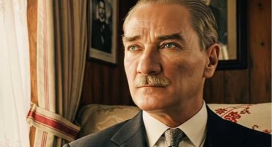 Atatürk'ün Efes Selçuk'a gelişi yapay zekayla canlandırıldı