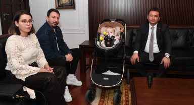 Başkan Aydın'dan SMA hastası Çağan Ata Baran'a destek çağrısı