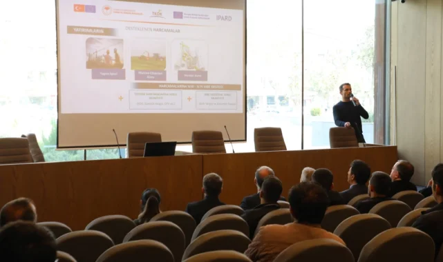 Bursa İnegöl'de çiftçilere TKDK destekleri anlatıldı