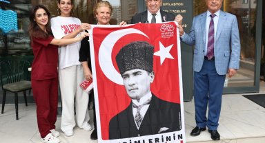 Bursa Nilüfer'de Cumhuriyetin 102'nci yıl heyecanı