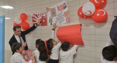 Bursa'da 'çocuk dostu' istasyonda 29 Ekim'e özel çalışma