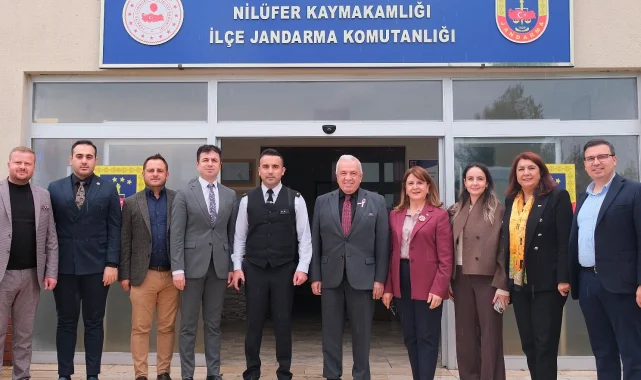 Bursa'da Şadi Özdemir'den Üsteğmen Önderışık'a ziyaret