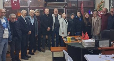 CHP adayı Pamukçu'ya Pazaryeri'nde tam kadro karşılama