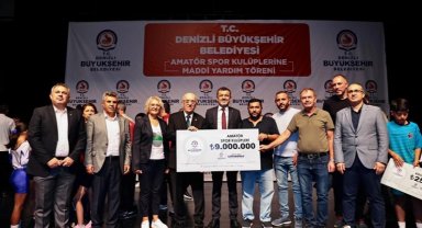 Denizli Büyükşehir'den amatör spor kulüplerine 9 Milyon TL destek