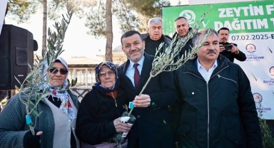 Denizli'de üreticiye 100 bin zeytin fidanı desteği