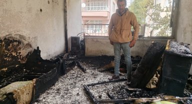 Evi yanan vatandaşa Kayseri Talas'tan yardım eli