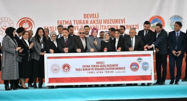 Fatma Turan Aksu Huzurevi Yaşlı Bakım ve Rehabilitasyon Merkezi'nde temel atıldı