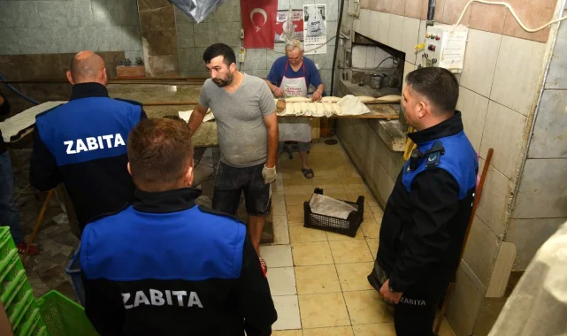 Fırınlara zabıtadan şok baskın