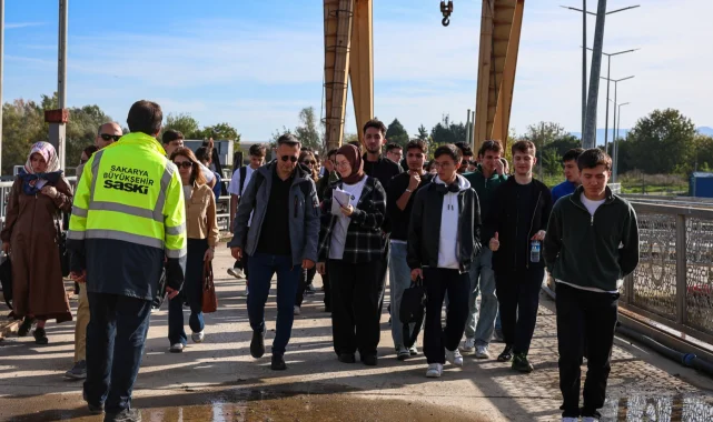 Geleceğin enerji uzmanları SASKİ'nin elektrik üretim tesislerini inceledi