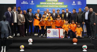 İstanbul Büyükşehir'den amatör spor kulüplerine 100 milyon TL'lik malzeme desteği