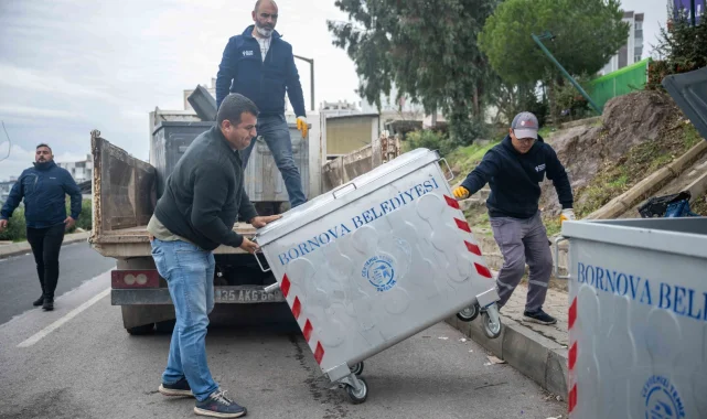 İzmir Bornova'ya 1000 yeni çöp konteyneri