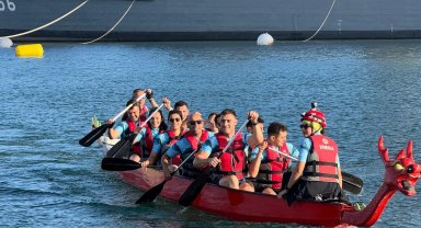 İzmir'de Dragon Tekne Yarışları nefes kesti