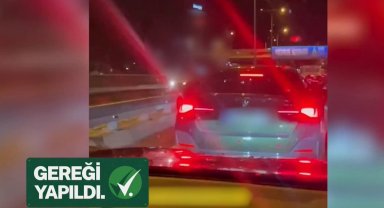 Kadın sürücüye saldıran trafik zorbası yakalandı