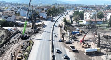 Kocaeli Başiskele'de fore kazıklar çakılıyor