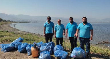 Kocaeli'de sahil temizliği Mavi Takım'dan sorulur