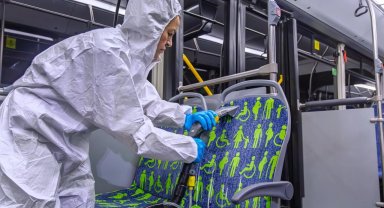 Kocaeli'de ulaşımda hijyen seferberliği