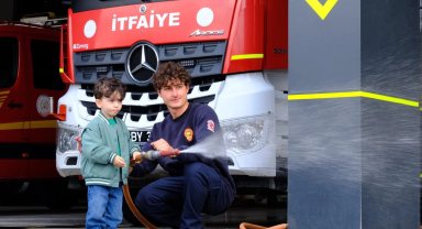 Kocaelili minikler itfaiyecilik mesleğini yakından tanıdı