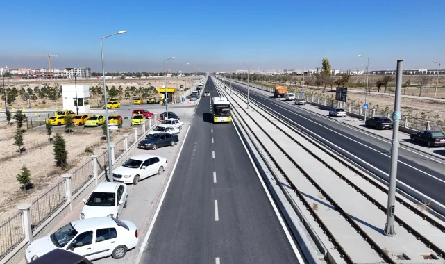 Konya'da Şehit Burak Aydoğan Caddesi trafiğe açıldı