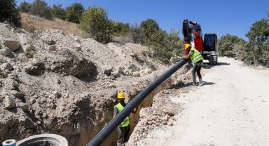 Malatya Akçadağ'a kanalizasyon hattı