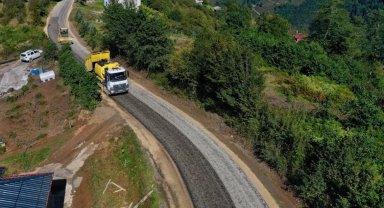 Ordu'da yol özlemi asfaltla son buldu