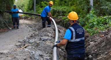Sakarya'da Sapanca'nın dev altyapı güçlendirme projesi devam ediyor