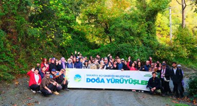 Sakarya'da sonbaharda büyüleyici rotada yürüyüş