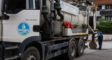 SASKİ kuvvetli yağış uyarılarıyla sahada