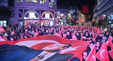 Trabzon sokaklarında Cumhuriyet Bayramı coşkusu