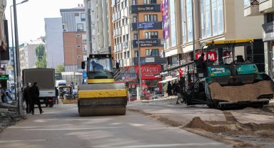 Van sokakları şantiyeye döndü