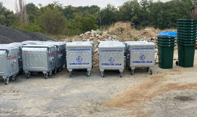 Yenimuhacir'e 29 yeni çöp konteyneri
